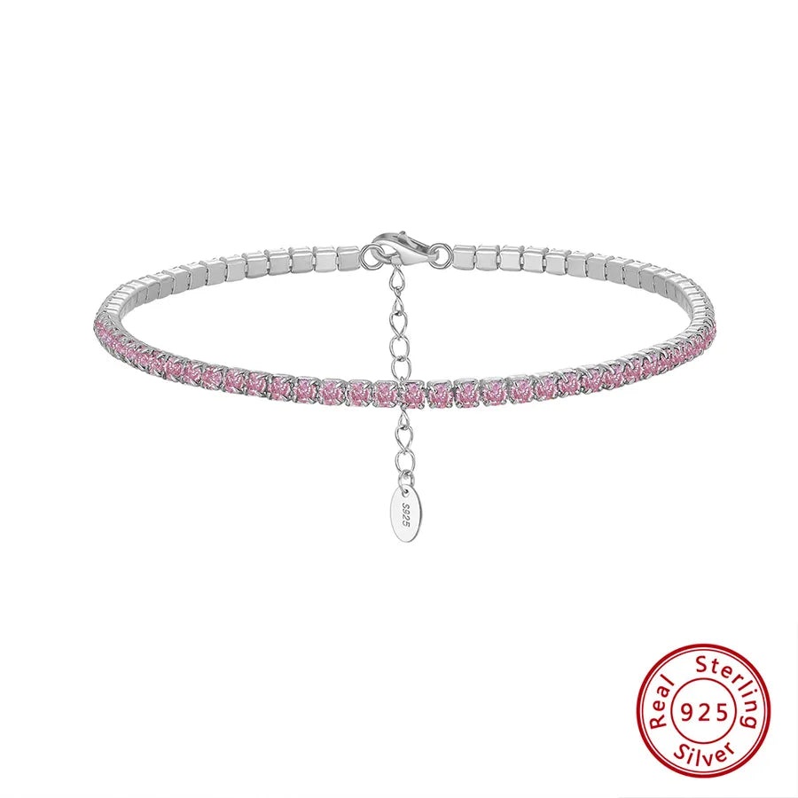 925 Sterling Silver Tennisarmband IG Stil Französischer Stil Klassischer Stil | Shop Nory