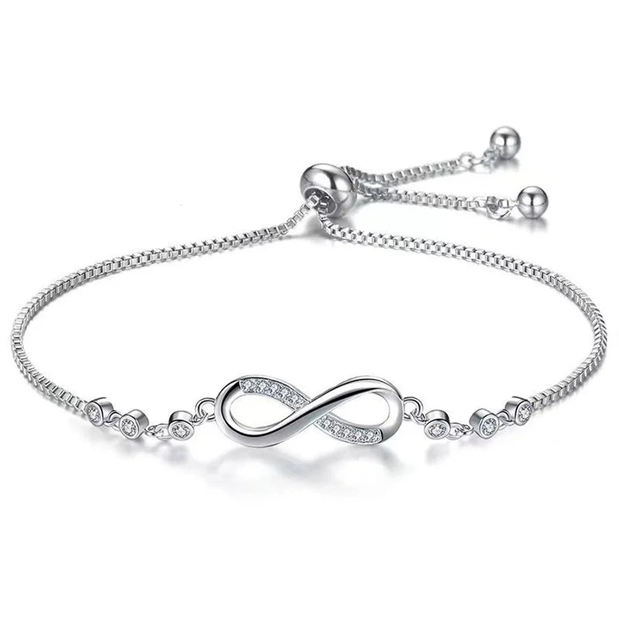 925 Sterling Silver Boxchain Armbänder Elegant Glam | Shop Nory