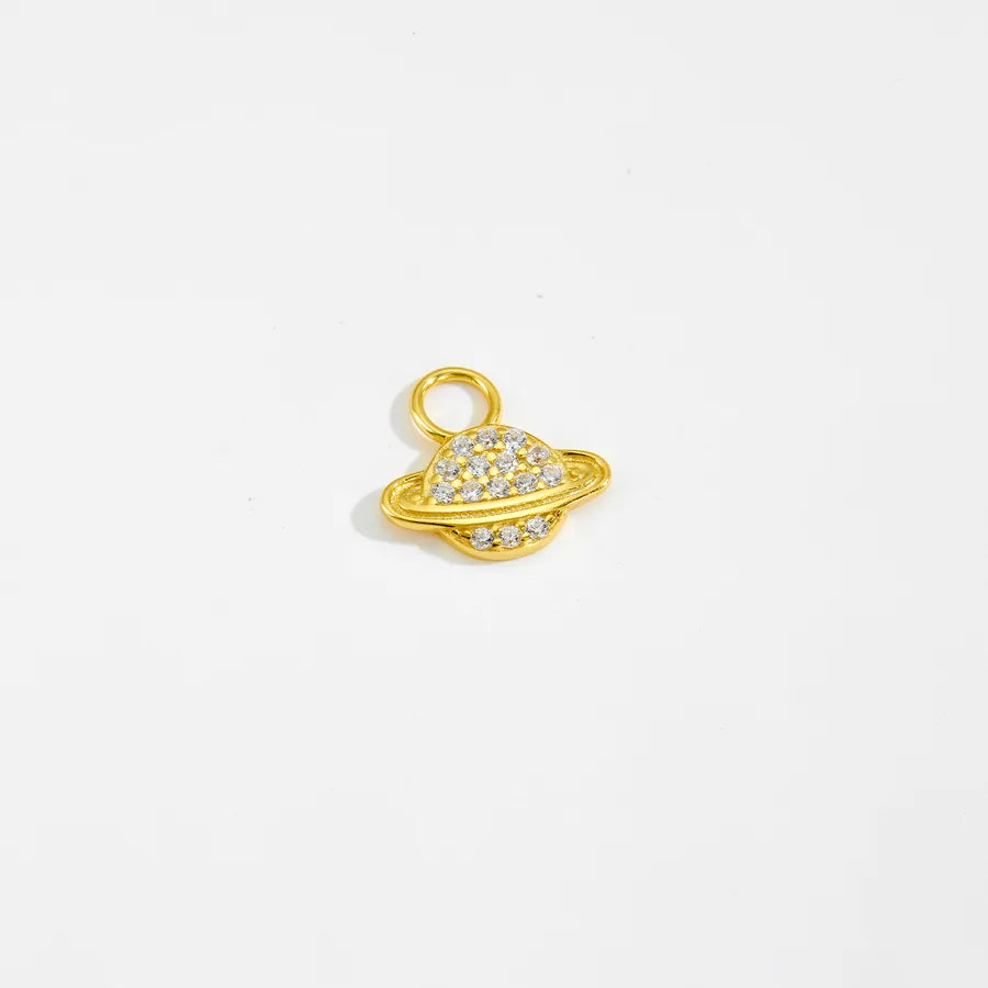 1 Stück 12,5 mm 925 Sterling Silber Zirkon Mond Schlange Polierte Anhänger Schmuck Zubehör | Shop Nory