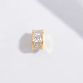 S925 Sterlingsilber T Quadrat Diamant Hohlperle Separate/lose Perlen Handgemacht DIY Große Öffnung so gut wie Regenfass Perlen Perlenzubehör Sz73 | Shop Nory