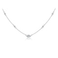 925 Sterling Silber Zirkon Kabelkette Teufelsauge Anhänger Necklace | Shop Nory