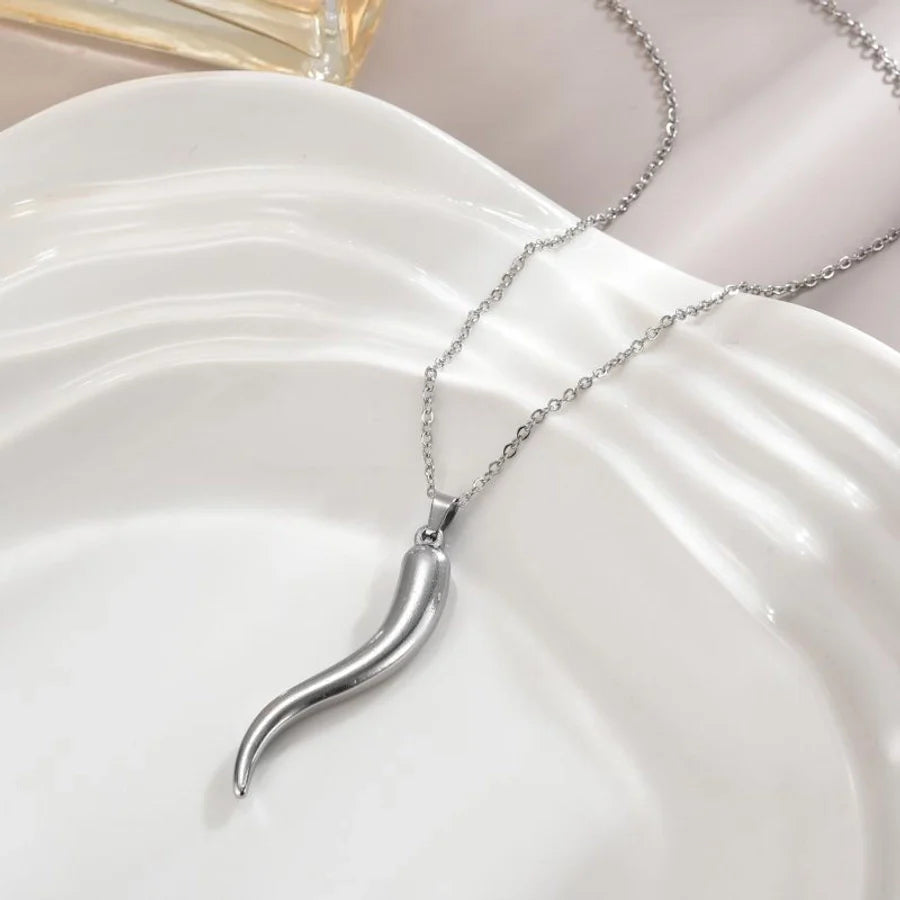 Halskette "Chilli" in Edelstahl - 18k vergoldet | Shop Nory