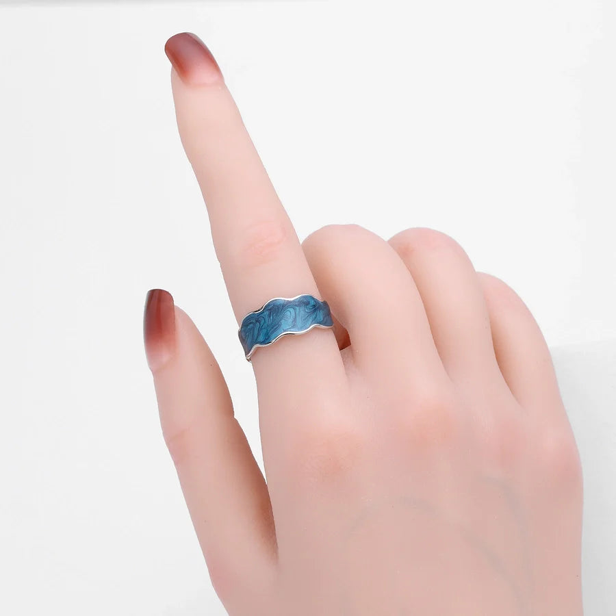 18K vergoldet Weißgold plattiert Rhodium plattiert 925 Sterling Silber geometrische Ringe 925 Sterling Silber Ringe | Shop Nory