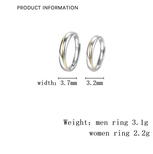 925 Sterling Silver Linien Offene Ringe 925 Sterling Silver Ringe | Shop Nory