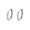 1 Paar S999 Silber Zirkon 925 Sterling Silber Ohrringe Geometrische Ohrringe | Shop Nory
