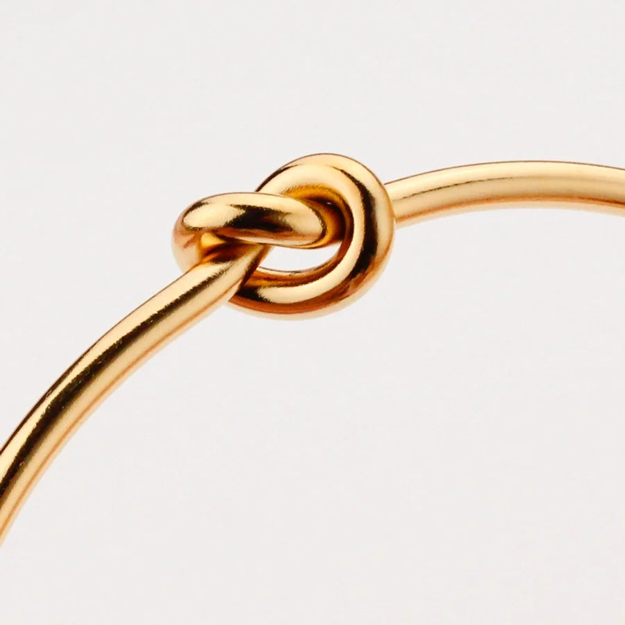 Armband "Knot" Bangle - 18k vergoldet | Shop Nory