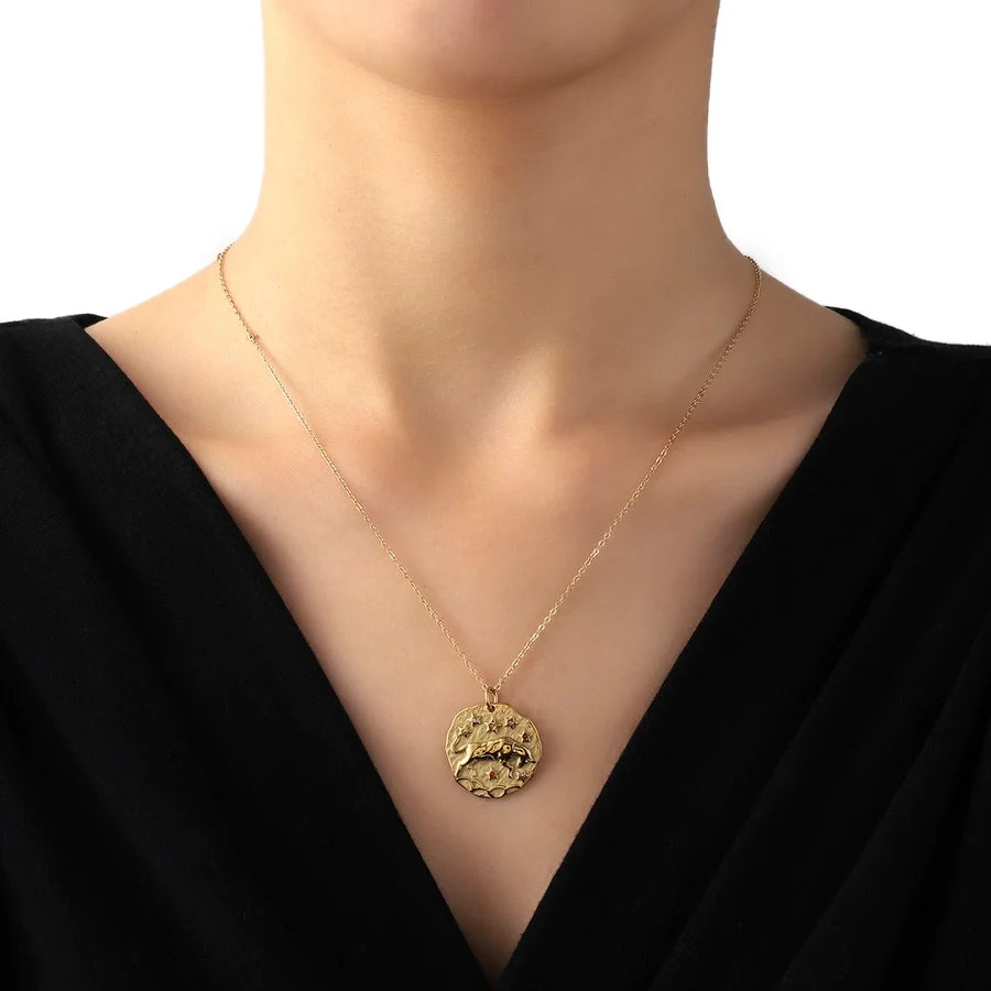 Halskette "Zodiac" in Edelstahl - 18k vergoldet | Shop Nory