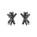 1 Paar 925 Sterling Silber 925 Sterling Silber Ohrringe Tier Herzform Ohrstecker | Shop Nory