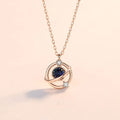 925 Sterlingsilber Zirkon Kabelkette Beschichtung Einlage Geometrische Anhänger Halskette | Shop Nory