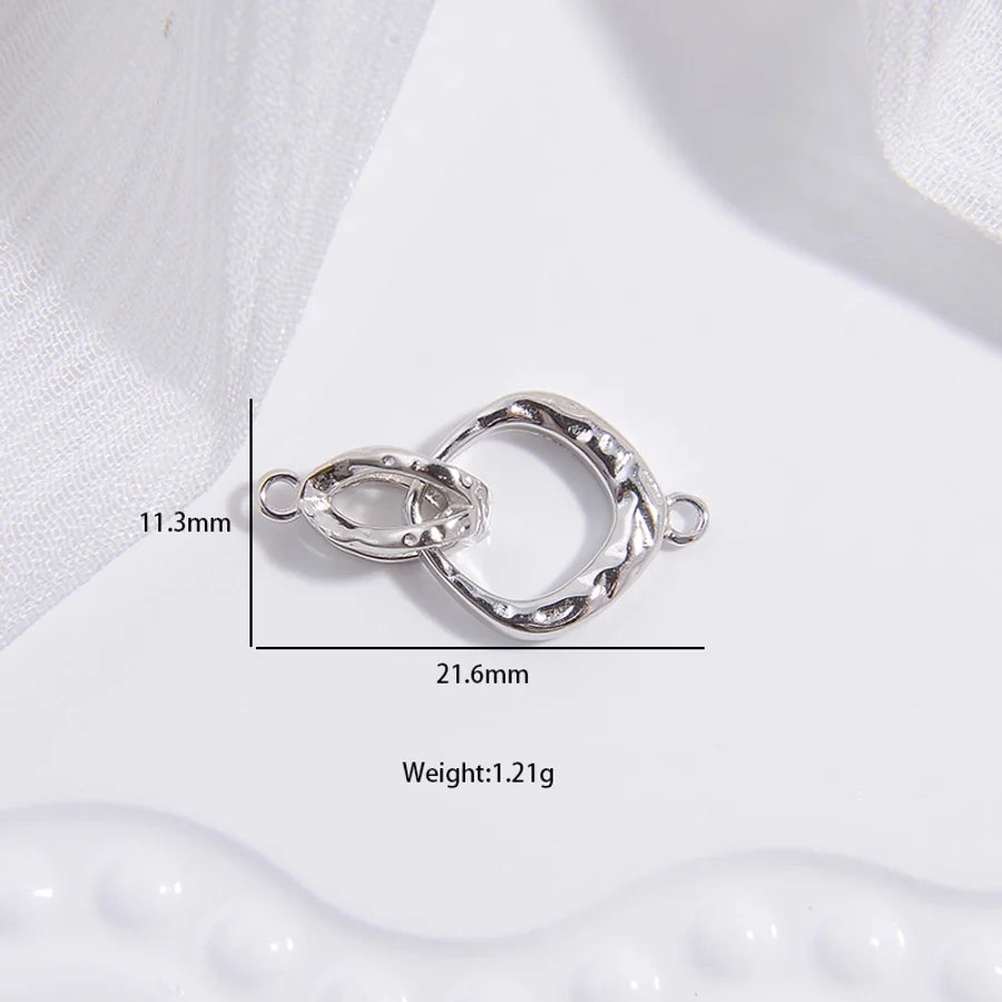 S925 Silber Glänzend Geklopft Schlangenförmige Schnalle Handgemacht DIY Perlen Armband Halskette Universelles Gelenk Empfangs Schwanzschnalle Sk76 | Shop Nory