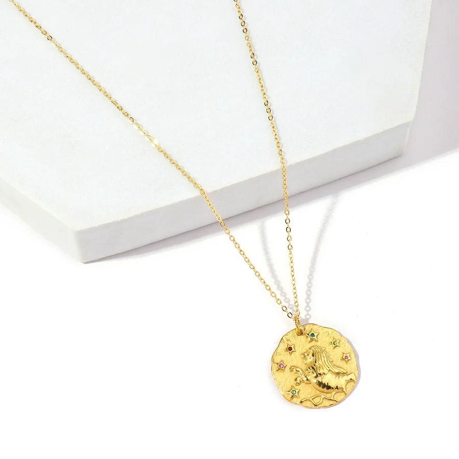 Halskette "Zodiac" in Edelstahl - 18k vergoldet | Shop Nory