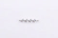 1 Stück 20*3mm 925 Sterling Silber Zirkon Geometrisch Polierte Anhänger Schmuck Zubehör | Shop Nory