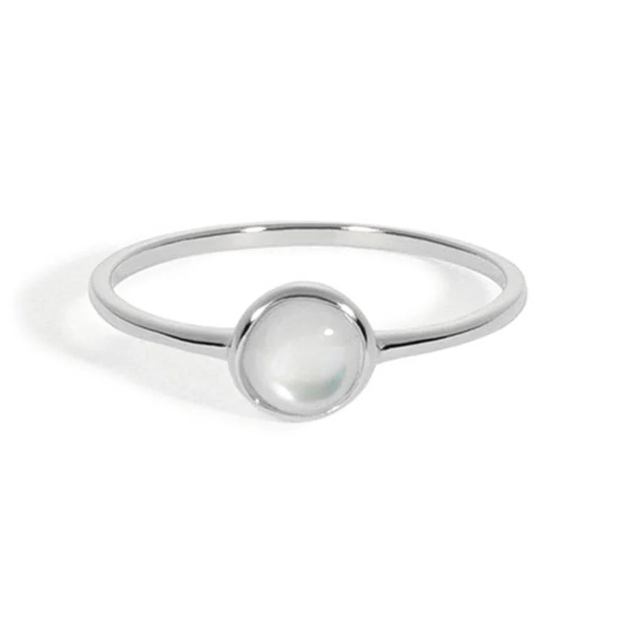 925 Sterling Silber Opal Geometrische Ringe 925 Sterling Silber Ringe | Shop Nory