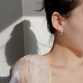 1 Paar 18K Gold plattiert Sterlingsilber geometrische Ohrstecker | Shop Nory