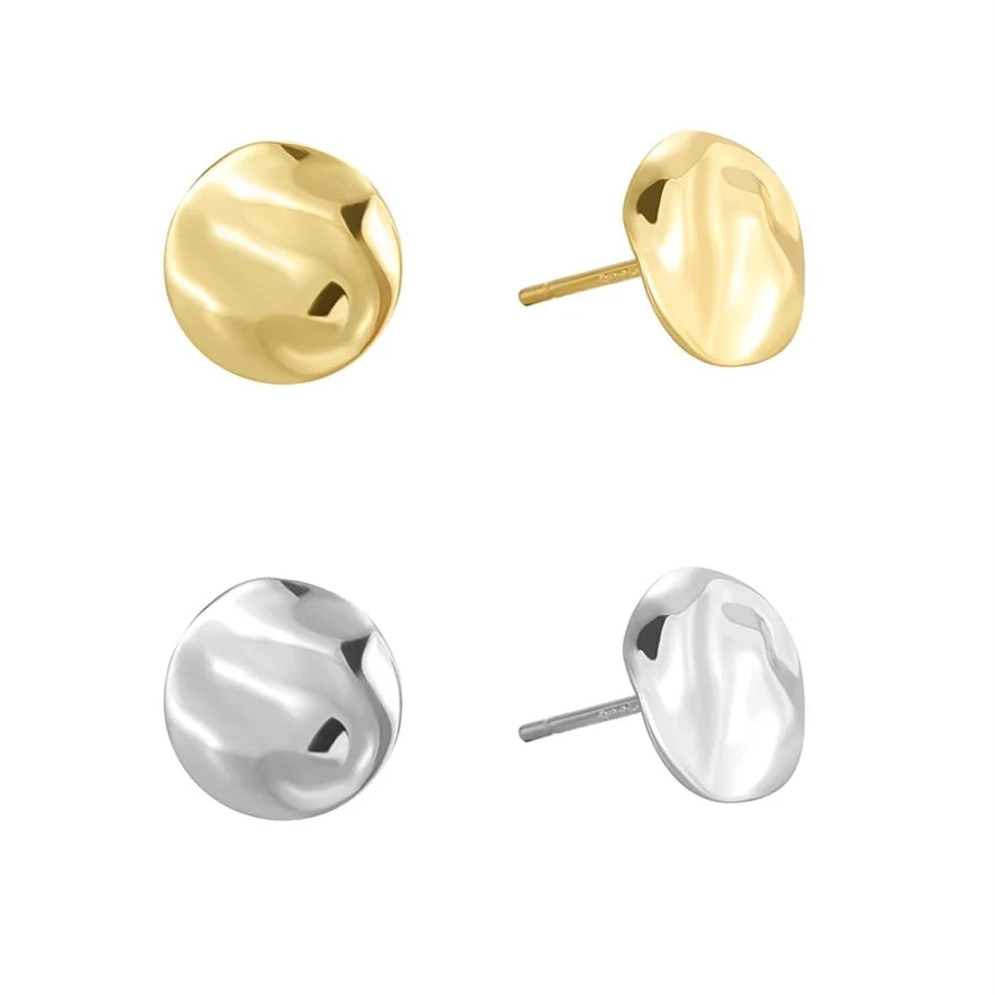 1 Paar 925 Sterling Silber 925 Sterling Silber Ohrringe Geometrische Ohrstecker | Shop Nory