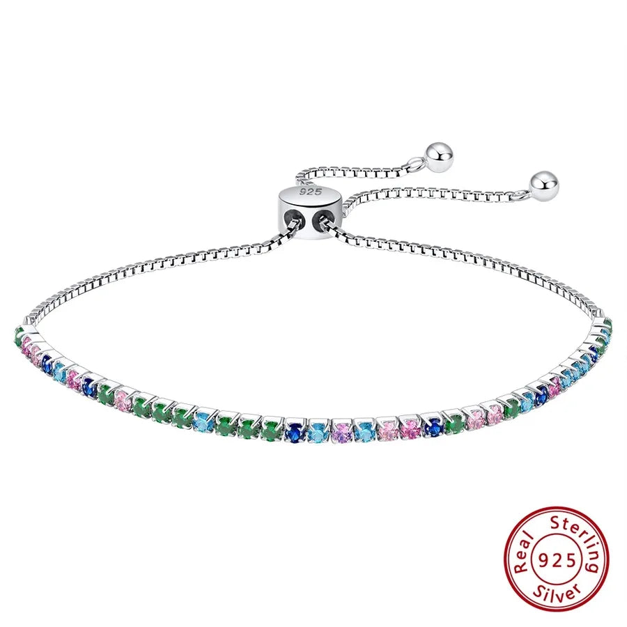 925 Sterling Silver Armbänder Tennisarmband IG-Stil Originaldesign Klassischer Stil | Shop Nory