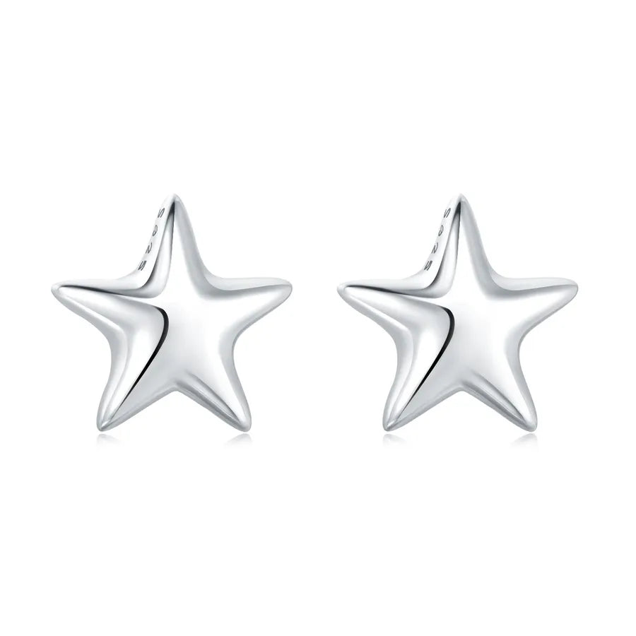 1 Paar 925 Sterling Silber Zirkon 925 Sterling Silber Ohrringe Stern Mond Herzform Ohrstecker | Shop Nory