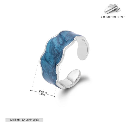 18K vergoldet Weißgold plattiert Rhodium plattiert 925 Sterling Silber geometrische Ringe 925 Sterling Silber Ringe | Shop Nory