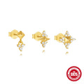 1 Set 925 Sterling Silber 925 Sterling Silber Ohrringe Stern Mond Ohrstecker | Shop Nory