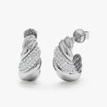 1 Paar 925 Sterling Silber Zirkon 925 Sterling Silber Ohrringe Geometrische Ohrstecker | Shop Nory