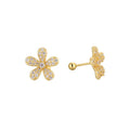 1 Paar 925 Sterling Silber Zirkon 925 Sterling Silber Ohrringe Blumen Ohrstecker | Shop Nory