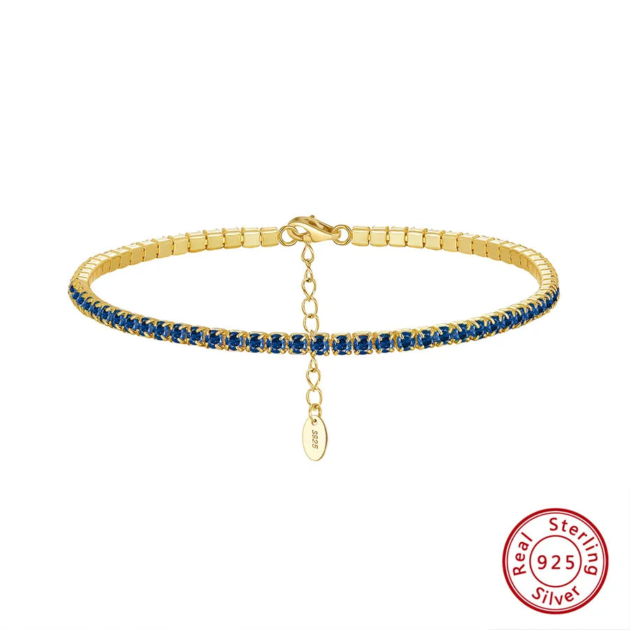 925 Sterling Silver Tennisarmband IG Stil Französischer Stil Klassischer Stil | Shop Nory