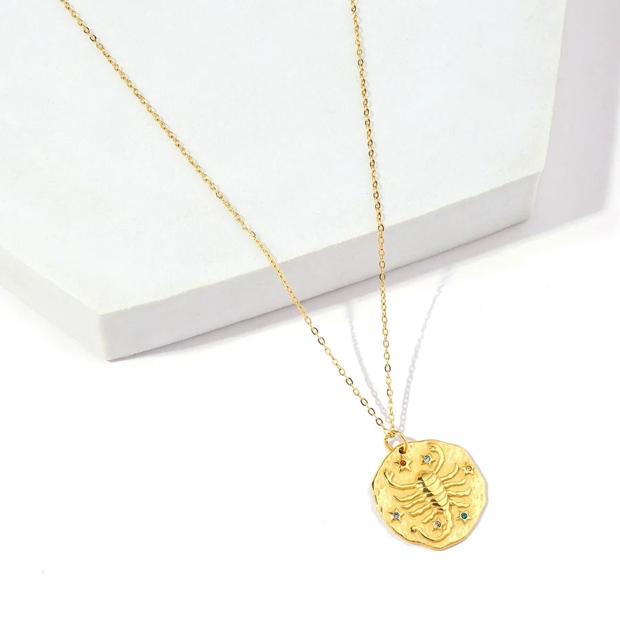 Halskette "Zodiac" in Edelstahl - 18k vergoldet | Shop Nory
