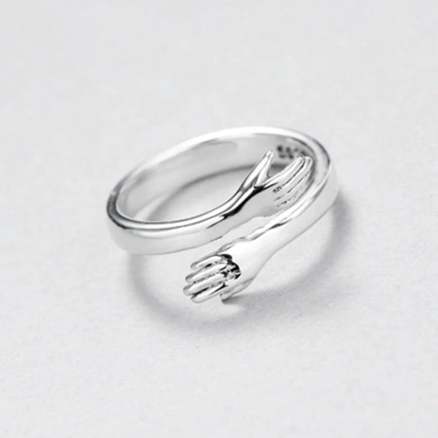 Ring "Hug me" Unisex in Edelstahl - 18k vergoldet | Shop Nory