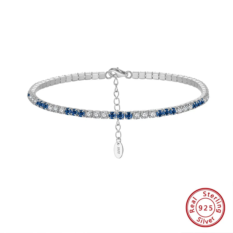 925 Sterling Silver Tennisarmband IG Stil Französischer Stil Klassischer Stil | Shop Nory