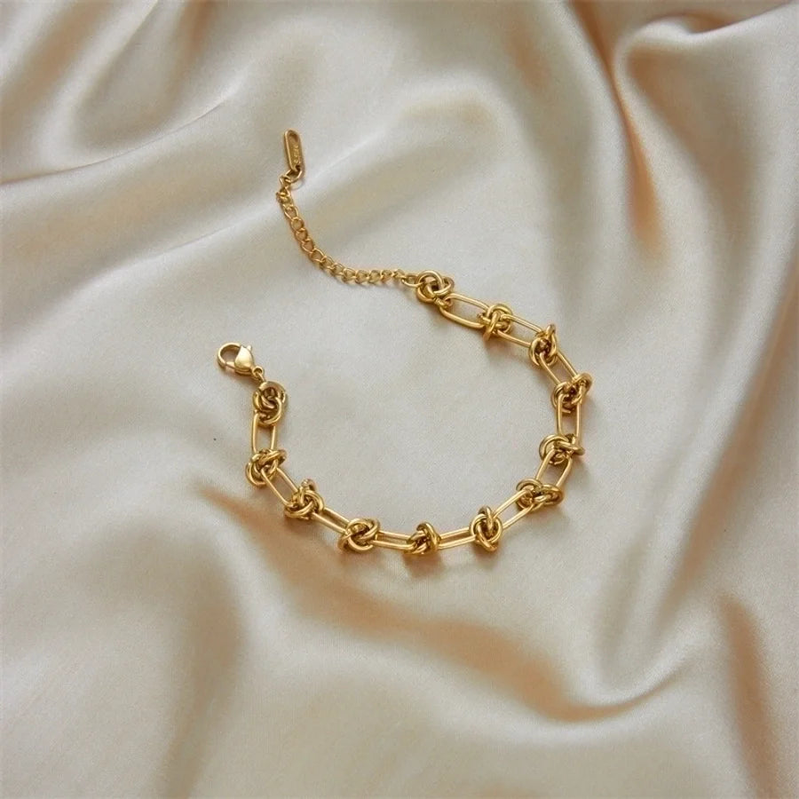 Set "Candice" Halskette und Armband in Edelstahl -18k vergoldet | Shop Nory