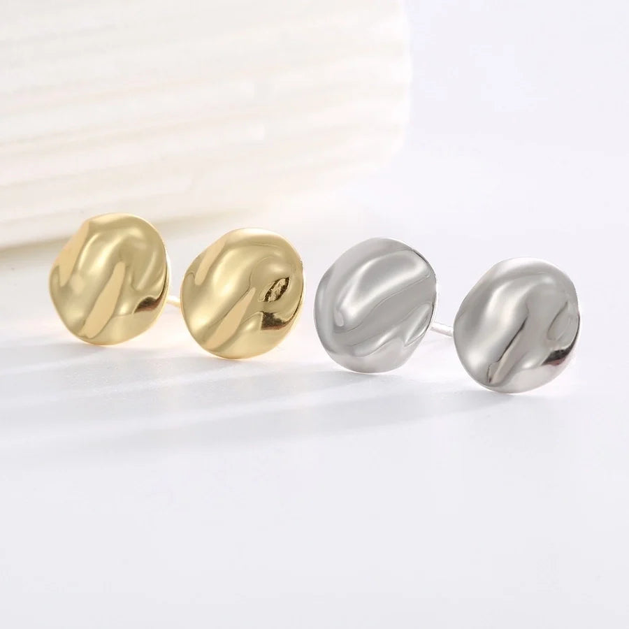 1 Paar 925 Sterling Silber 925 Sterling Silber Ohrringe Geometrische Ohrstecker | Shop Nory