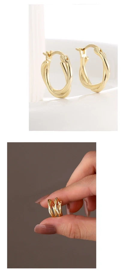 1 Paar 925 Sterling Silber 925 Sterling Silber Ohrringe U-Form Ohrringe | Shop Nory