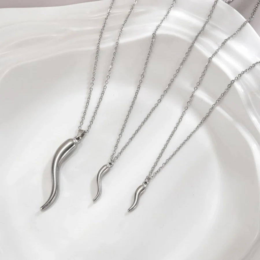Halskette "Chilli" in Edelstahl - 18k vergoldet | Shop Nory
