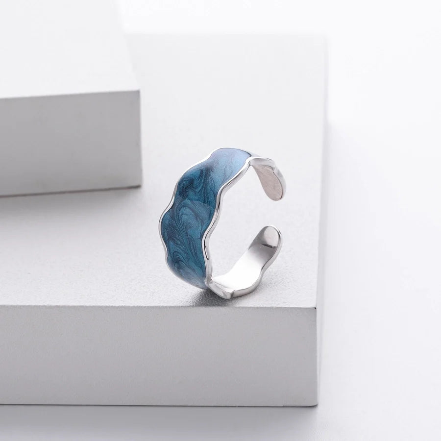18K vergoldet Weißgold plattiert Rhodium plattiert 925 Sterling Silber geometrische Ringe 925 Sterling Silber Ringe | Shop Nory