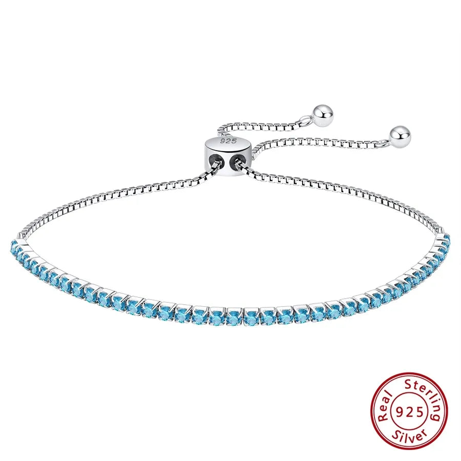 925 Sterling Silver Armbänder Tennisarmband IG-Stil Originaldesign Klassischer Stil | Shop Nory