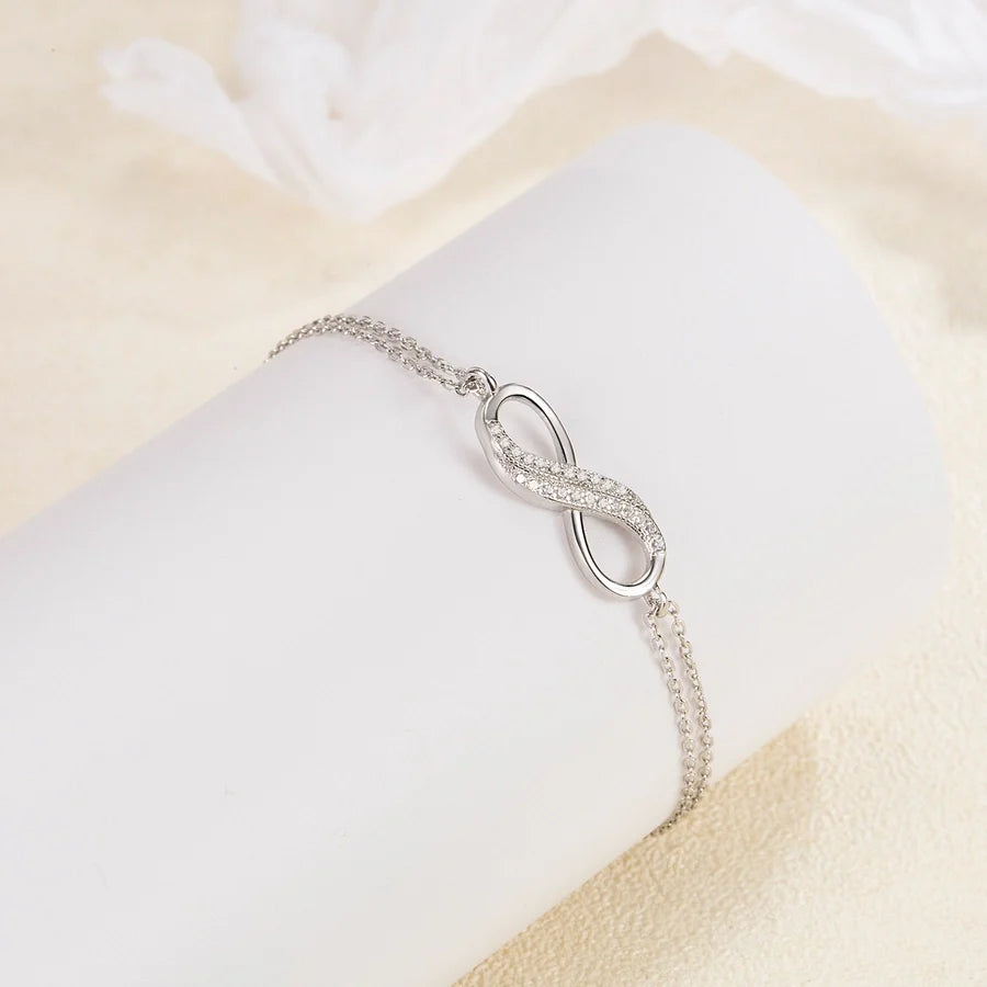 925 Sterling Silber Kabelkette Armbänder Einfacher Stil Klassischer Stil | Shop Nory