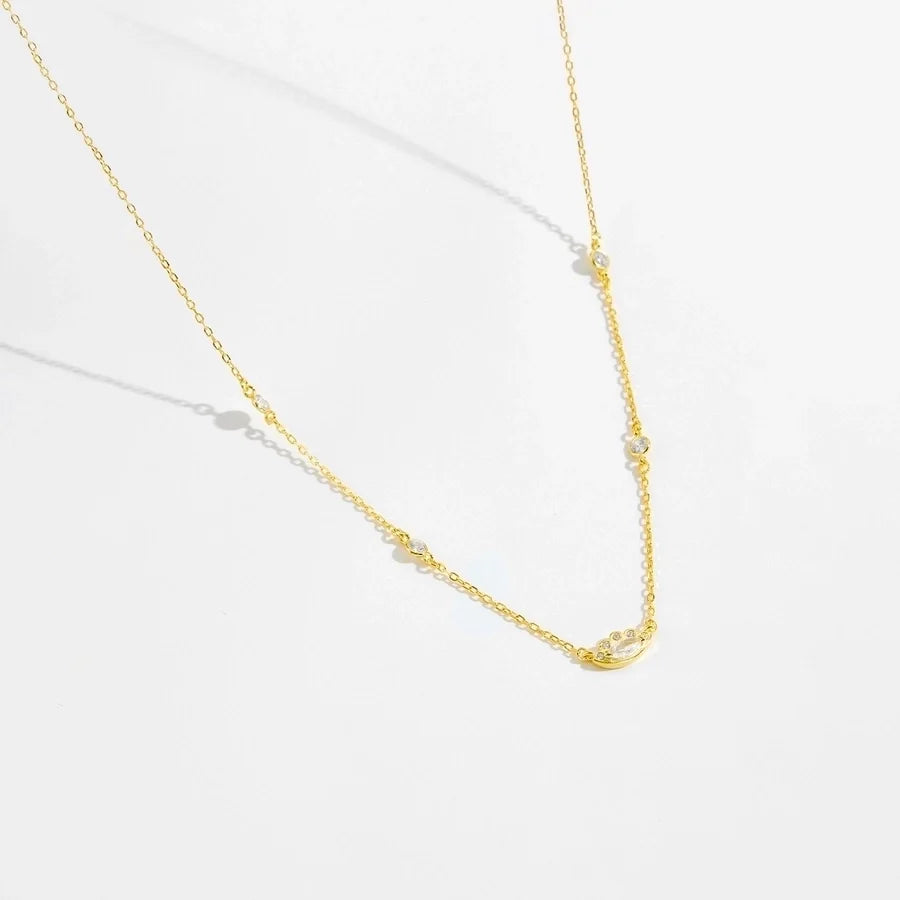 925 Sterling Silber Zirkon Kabelkette Teufelsauge Anhänger Necklace | Shop Nory