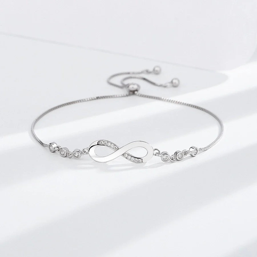 925 Sterling Silver Boxchain Armbänder Elegant Glam | Shop Nory
