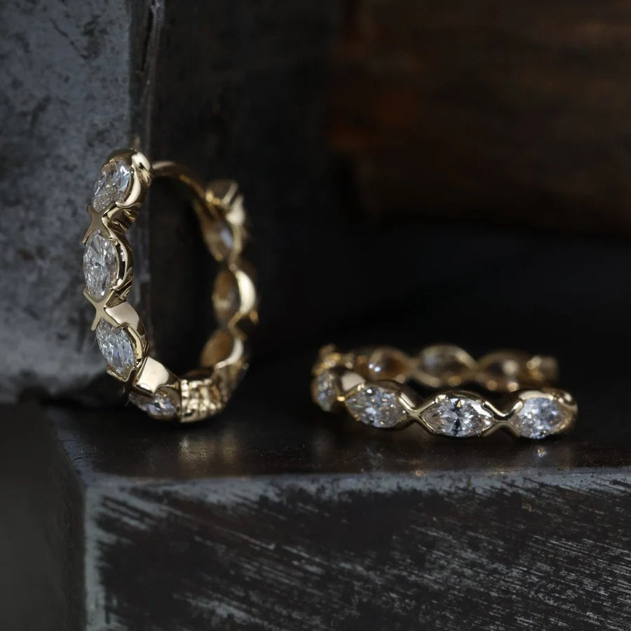 1 Paar 925 Sterlingsilber Zircon 925 Sterlingsilber Ohrringe Geometrische Ohrringe | Shop Nory
