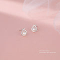 1 Paar S999 Silber 925 Sterling Silber Ohrringe Geometrische Ohrringe | Shop Nory