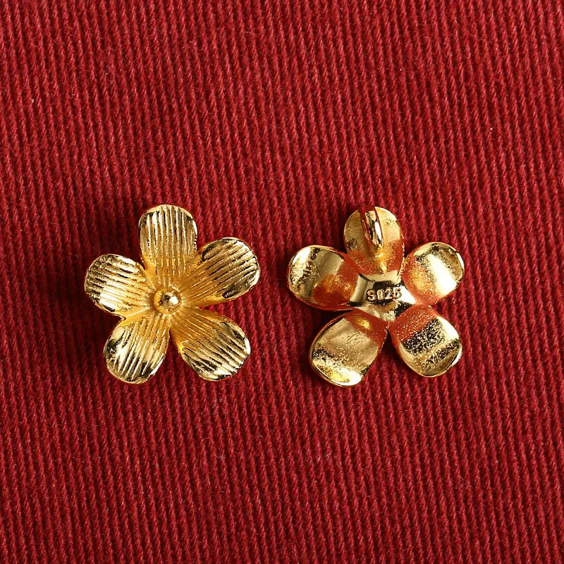 1 Stück 7*13mm 925 Sterling Silber Feder Blume Anhänger Schmuck Zubehör | Shop Nory