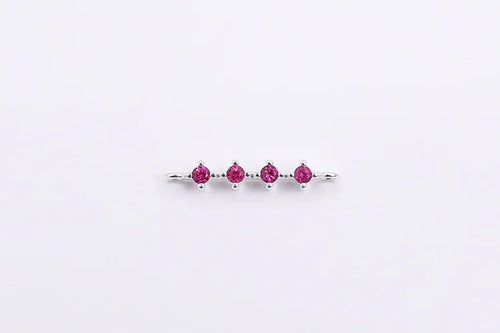 1 Stück 20*3mm 925 Sterling Silber Zirkon Geometrisch Polierte Anhänger Schmuck Zubehör | Shop Nory