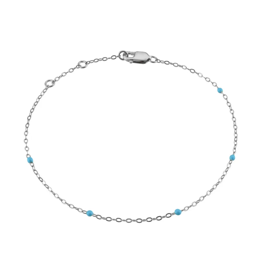 925 Sterling Silver Kabelkettchen Armbänder Einfacher Stil | Shop Nory