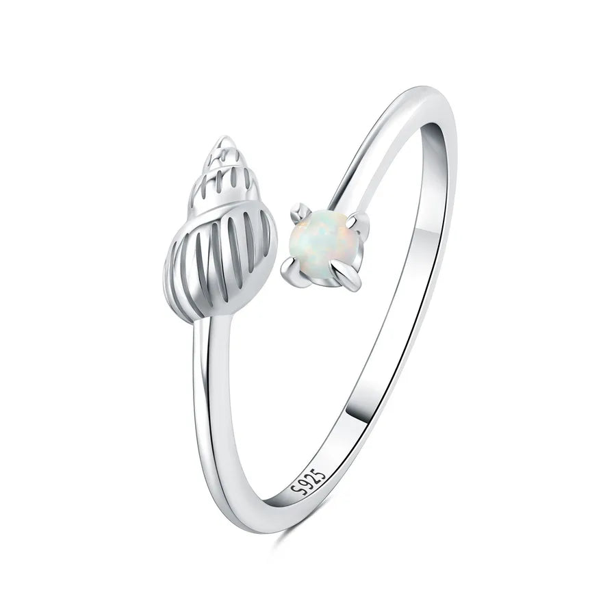 925 Sterlingsilber Buchstaben-Mond-Flugzeug Offene Ringe 925 Sterlingsilber Ringe | Shop Nory
