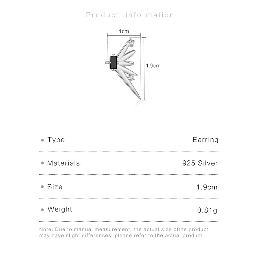 1 Stück 18K vergoldet Weißgold vergoldet 925 Sterling Silber Zirkon 925 Sterling Silber Ohrringe Einfarbige Ohrmanschetten | Shop Nory