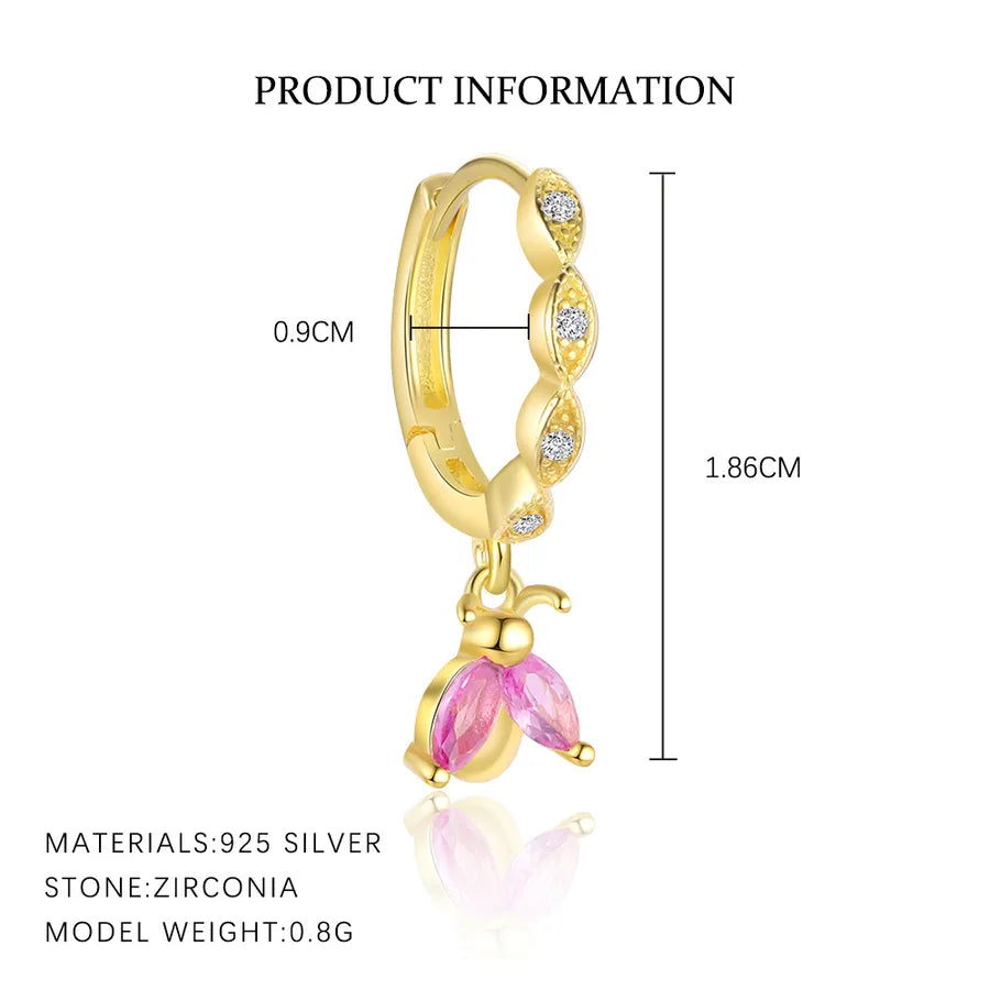 1 Stück 1 Set 925 Sterling Silber Zirkon Geometrische Tropf Ohrringe Ohrringe Ohrstecker | Shop Nory