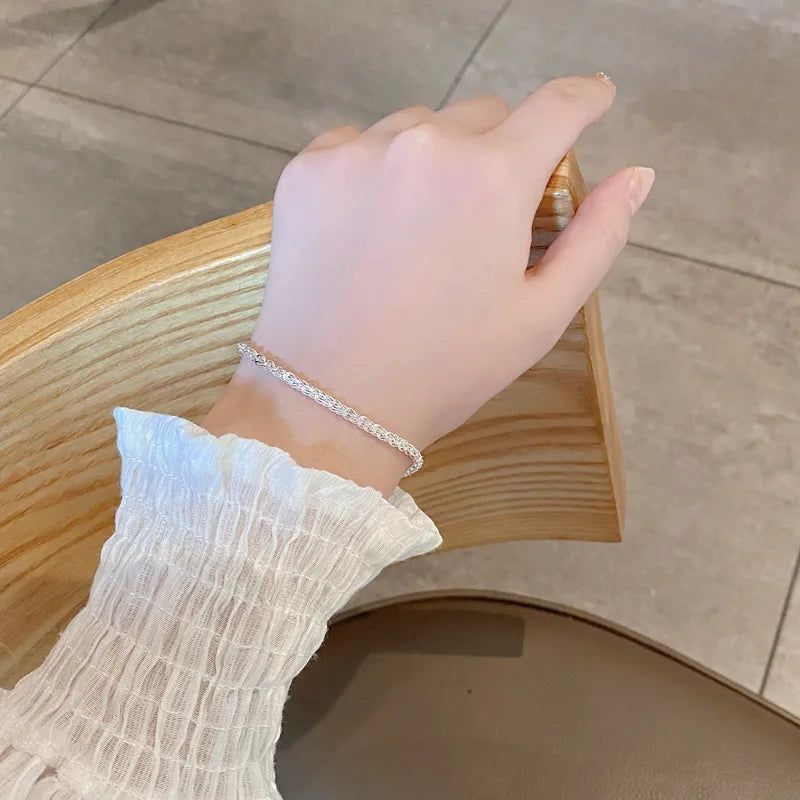 925 Sterling Silber Armbänder Lässig Moderner Stil Klassischer Stil | Shop Nory