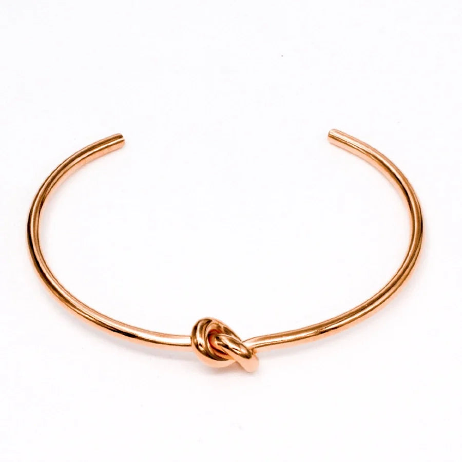 Armband "Knot" Bangle - 18k vergoldet | Shop Nory