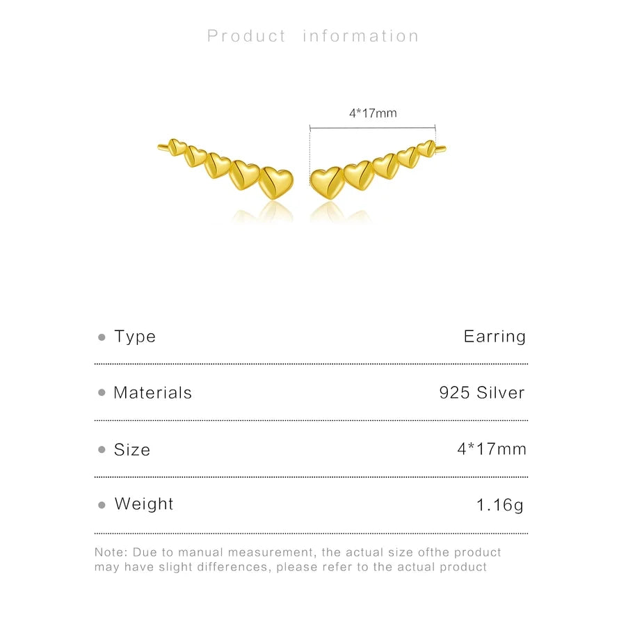 1 Paar 18K Goldbeschichtete Weißgoldbeschichtete 925 Sterling Silber Zirkon 925 Sterling Silber Ohrringe Geometrische Ohrstecker | Shop Nory