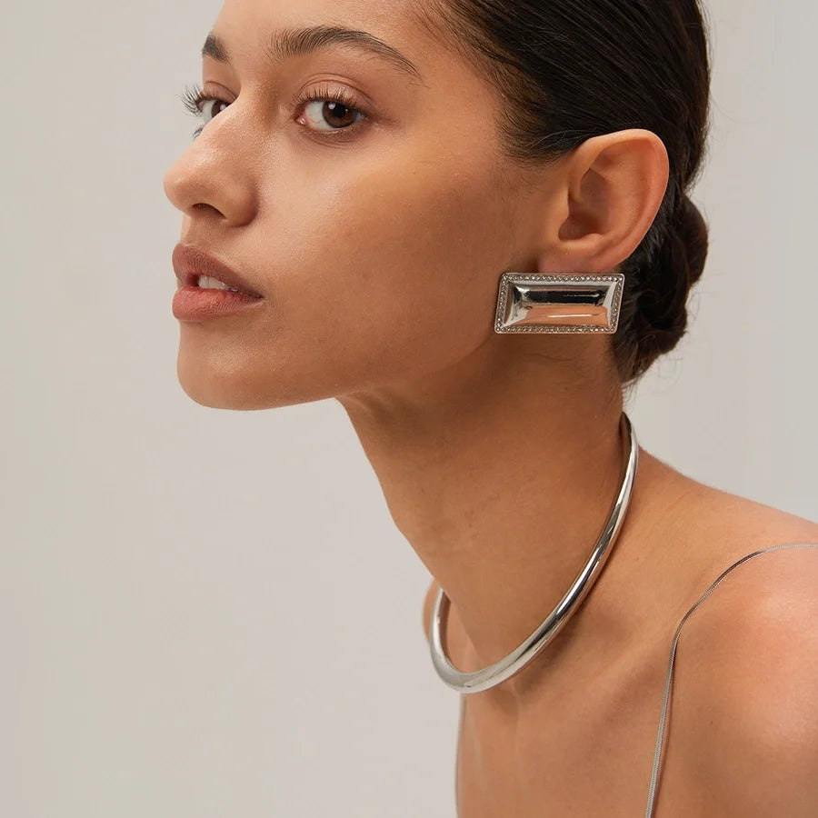 Choker "Nofre" silber in Edelstahl | Shop Nory
